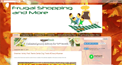 Desktop Screenshot of frugal-shopping.com