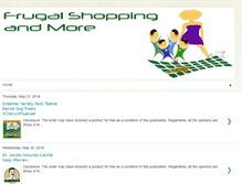 Tablet Screenshot of frugal-shopping.com